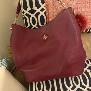 Tory Burch shoulder bag with matching wallet.